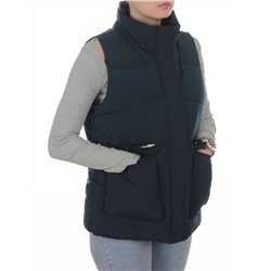793 DK. BLUE Жилет зимний утепленный женский (150 гр. холлофайбер)