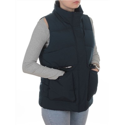 793 DK. BLUE Жилет зимний утепленный женский (150 гр. холлофайбер)