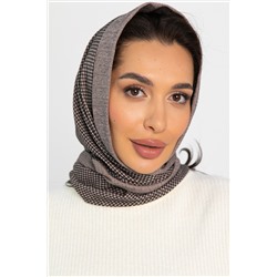 Косынка с отворотом (коричневое зернышко) КО17-23М