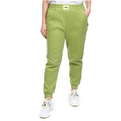 07 GREEN Брюки спортивные женские на флисе (100% хлопок) 7986