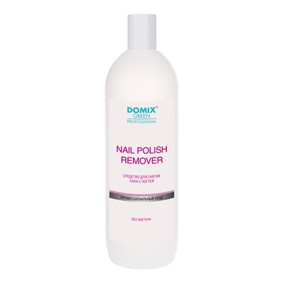 Domix Green Professional Средство для снятия лака с ногтей без ацетона / Nail Polish Remover non acetone, 1000 мл