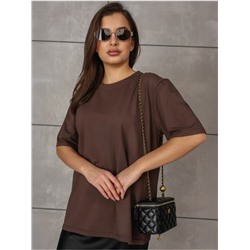 Футболка "Базовая" Шоколад женская