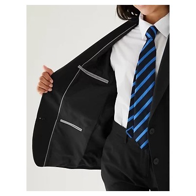 Girls' Slim Fit School Blazer (9-16 Yrs)