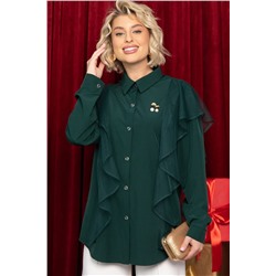 Блуза Сюита (зеленая) Б14679-24М