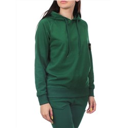 E102 GREEN Костюм спортивный женский (хлопок 90%, полиэстер 10%)