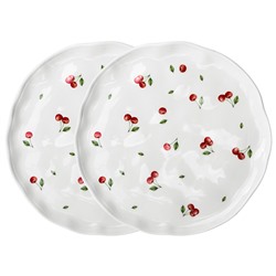 НАБОР ТАРЕЛОК ОБЕДЕННЫХ LEFARD "CHERRY" 2 ШТ. 25,5*2,5 СМ