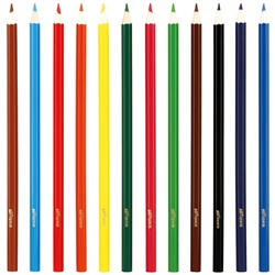 Карандаши цветные ArtSpace "Милые зверушки", 12цв., заточен., картон, европодвес