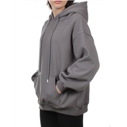2610 GRAY Толстовка женская (85% хлопок, 10% полиэстер, 5% спандекс)