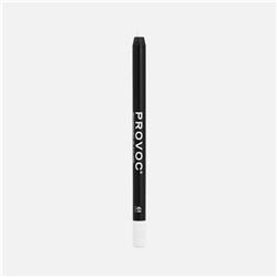 Provoc Гелевый карандаш-подводка для глаз водостойкий / Semi Permanent Gel Eye Liner №61 White Hot, белый матовый