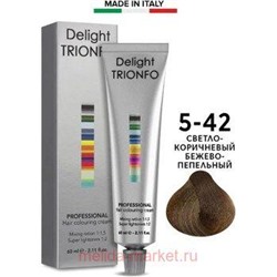 CD Делайт-Триумфо Стойкая Крем-краска 5-42 светло-коричневый пепельно-бежевый 60 мл
