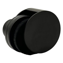 Nail Art Плоская мягкая кисть для макияжа с футляром, черный