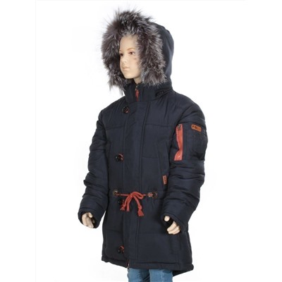 G-19 DARK BLUE  Куртка аляска детская для мальчика