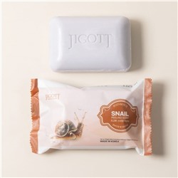 Jigott Мыло-скраб для лица и тела с экстрактом улитки / Snail Scrub Soap, 150 г