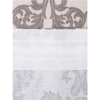 Комплект штор д/кухни с подхватами Этель "Classic"150х150см-2шт.,100%хл,рогожка,186г/м2