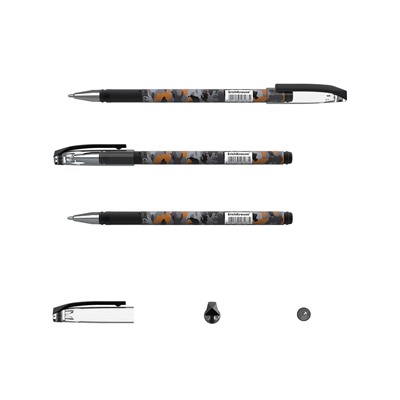 Ручка шариковая ErichKrause ColorTouch Stick Rough Native 0.7, цвет чернил синий