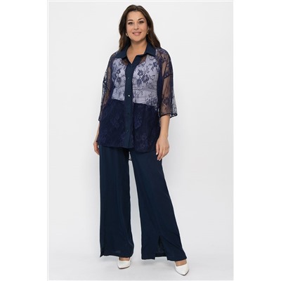 Костюм Кружевная история (синий) К13799-13М