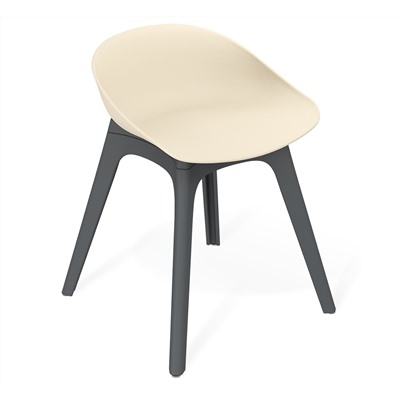 Табурет SHT-ST19/S195
                        бежевый / тёмно-серый