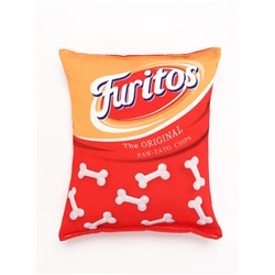 Игрушка текстильная для собак "Furitos", 14 х 17 см, красная