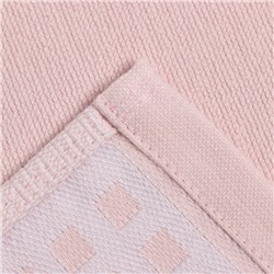 Полотенце махровое LoveLife "Square" 50х90 см, цвет бледно-розовый, 100% хл, 380 гр/м2