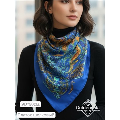 Платок шелковый Люкс "Миледи" Арт 2427/6