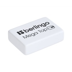 Ластик Berlingo "Mega Top", прямоугольный, натуральный каучук, 26*18*8мм