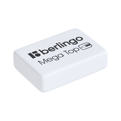 Ластик Berlingo "Mega Top", прямоугольный, натуральный каучук, 26*18*8мм