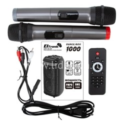 Колонка 08" (30-29 DANCE BOX 1000 NEW) динамик 2шт/8" ElTRONIC с TWS