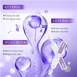 Курс сывороток для лица с Ретинолом и Гиалуроновой кислотой в ампулах Bioaqua, 30 шт. по 1 мл.