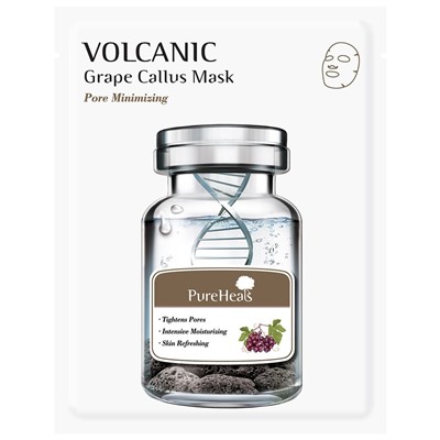 Pureheals Volcanic Grape Callus Mask Maske Volcanic, 20 g