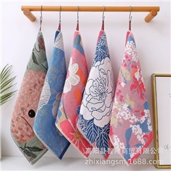 Gauze cotton scarf, soft wet wipes for face washing, children's towel