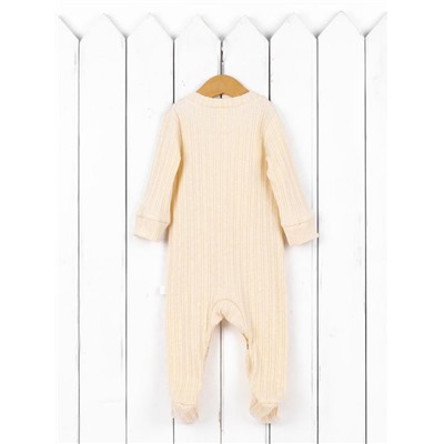 Комбинезон на манжете Baby Boom К392/1-Р Ажурная рибана Экрю я734