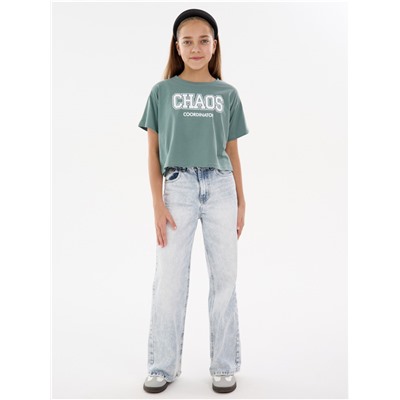 Футболка "Хаос" оливка детская