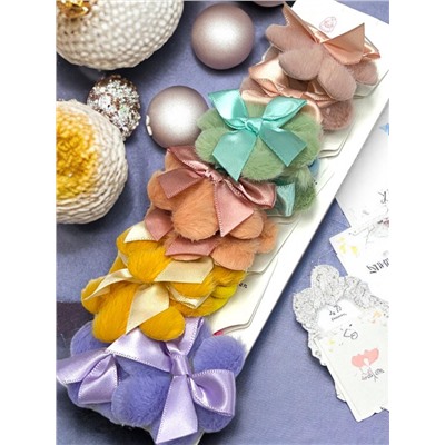 Резинки детские для волос 5 пар 10 шт РД 4