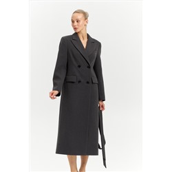 Пальто женское демисезонное 26895 (базальт/рубчик)