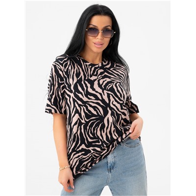 Футболка "Зебра" какао