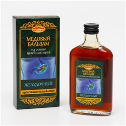 Безалкогольный алтайский медовый бальзам на травах «Желудочный», 250 мл