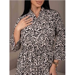 Женский халат мод.1874/8 / Бежевый