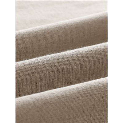 Наволочка SL Home Linen collection, 50×70 см, бежевая, лён 30%, хлопок 70%