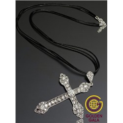 Кулон на кожаном шнурке "Женская грация" Арт КШ2130/21