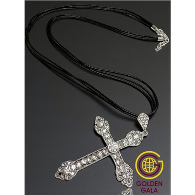 Кулон на кожаном шнурке "Женская грация" Арт КШ2130/21