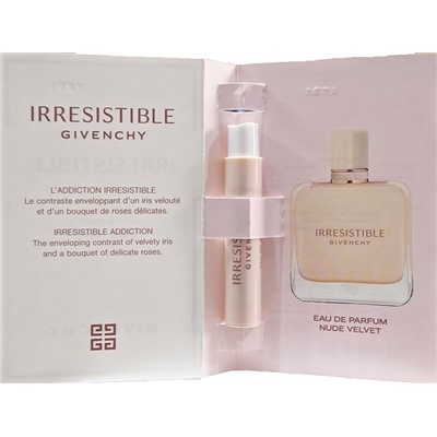 GIVENCHY IRRESISTIBLE NUDE VELVET lady 1ml edp