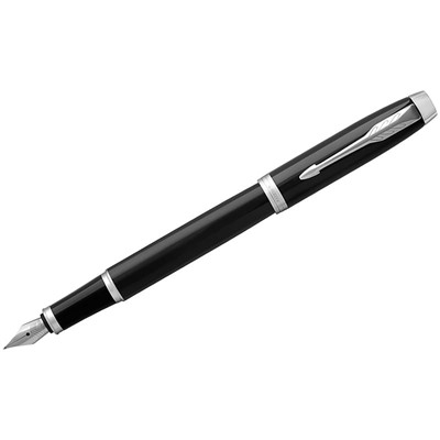 Ручка перьевая Parker "IM Black CT" синяя, 0,8мм, подар. уп.