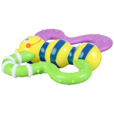 Погремушка Крошка Я «Бабочка» с эластичными элементами, в пакете, от 3 мес.