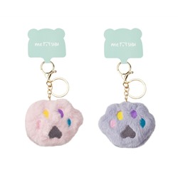 Брелок MESHU "Soft Paw", исск. мех, ассорти