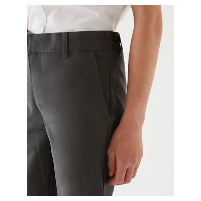 Boys' Cotton Skin Kind School Trousers (2-18 Yrs)