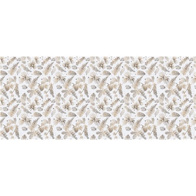 Скатерть рогожка Зимний лес 1 коричневый Текс-Дизайн