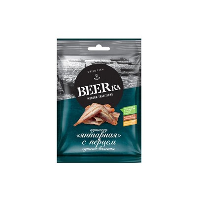 «Beerka», путассу с перцем сушёно-вяленая, 70 г