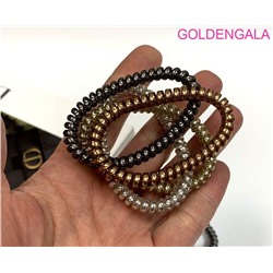 Резинка пружинка перламутр 7 см РП7 20 шт