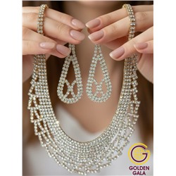 Набор бижутерии "Вечерний шарм" Арт Н5 модель 4 золото