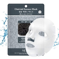 Маска тканевая с древесным углем Charcoal Essence Mask, MIJIN 23 мл